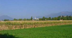 vista di colline