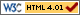 Icona di validità dell'XHTML usato, secondo le specifiche del W3C