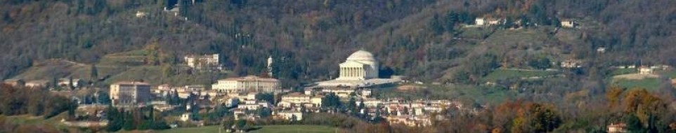 Panoramica di Possagno con vista da sud-est
